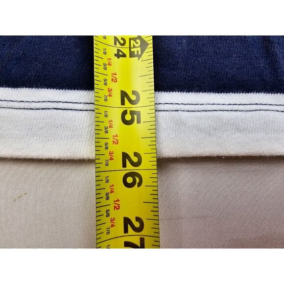 J. Crew Mercantile Size XS Men's 1/4 Zip Navy White Stripe Turtleneck Sweater - Picture 8 of 10